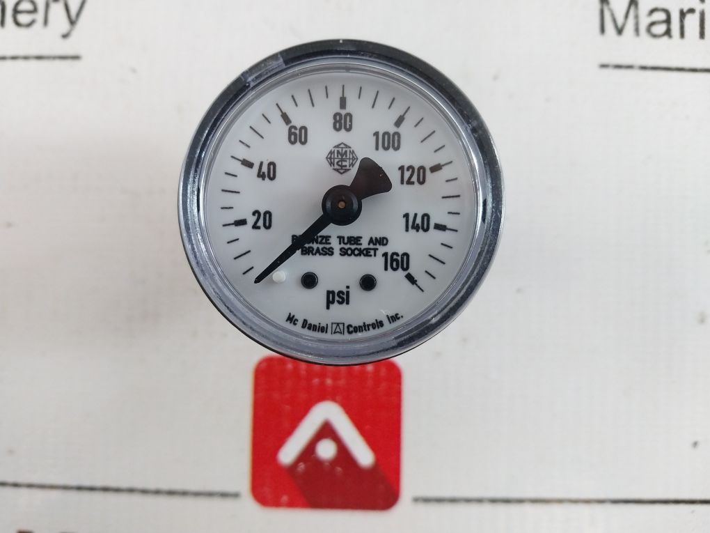 Mcdaniel Controls R8El Pressure Gauge 1/8”Npt 0/160 Psi