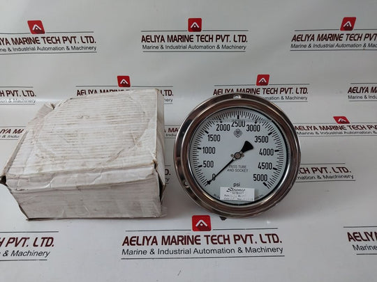 Mcdaniel Controls 316Ss Tube And Socket 0-5000 Psi Pressure Gauge
