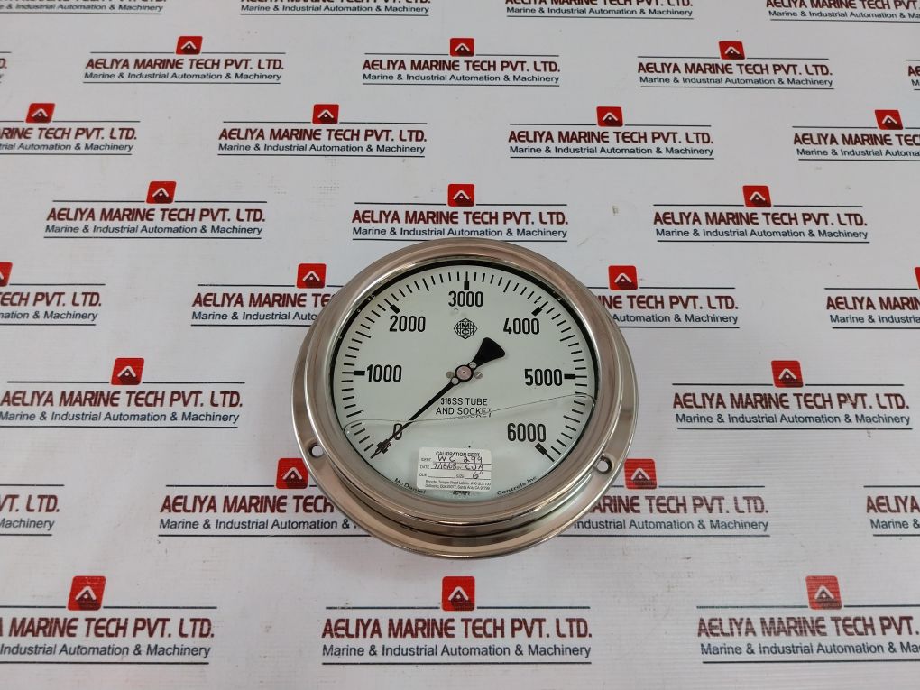 Mcdaniel Controls Ab80319 Gauge Pressure 0-6000Psi