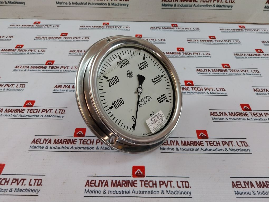 Mcdaniel Controls Ab80319 Gauge Pressure 0-6000Psi