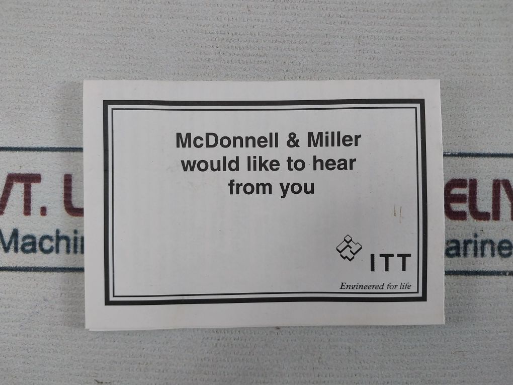 Mcdonnell & Miller Fs8-w General Purpose Liquid Flow Switch 600.00.00.48.