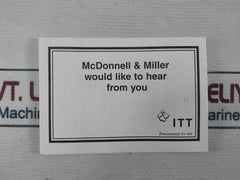 Mcdonnell & Miller Fs8-w General Purpose Liquid Flow Switch 600.00.00.48.