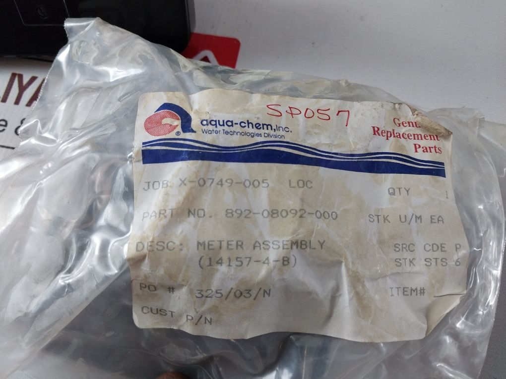 Mcnab Gpg 14157-4-b Meter Assembly
