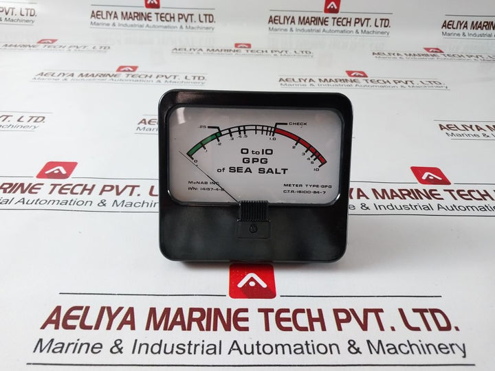 Mcnab Gpg 14157-4-b Meter Assembly
