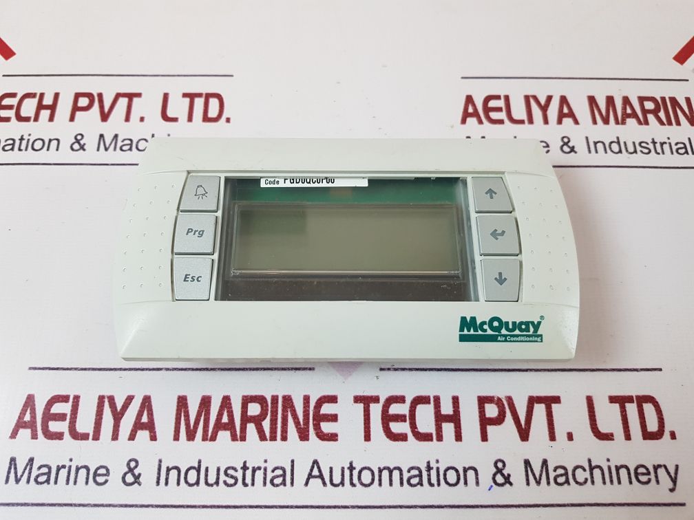 Mcquay pgd0qc0f00 rev 1.026 air conditioning operation panel
