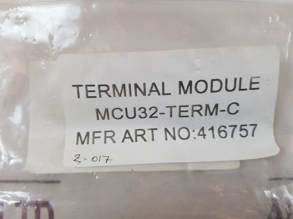 Mcu32-term-b Terminal Module T4-755-4120D