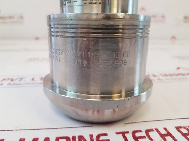 Md Totco 221145-003Hd Pressure Transducer 4-20 Ma 10,000 Psi