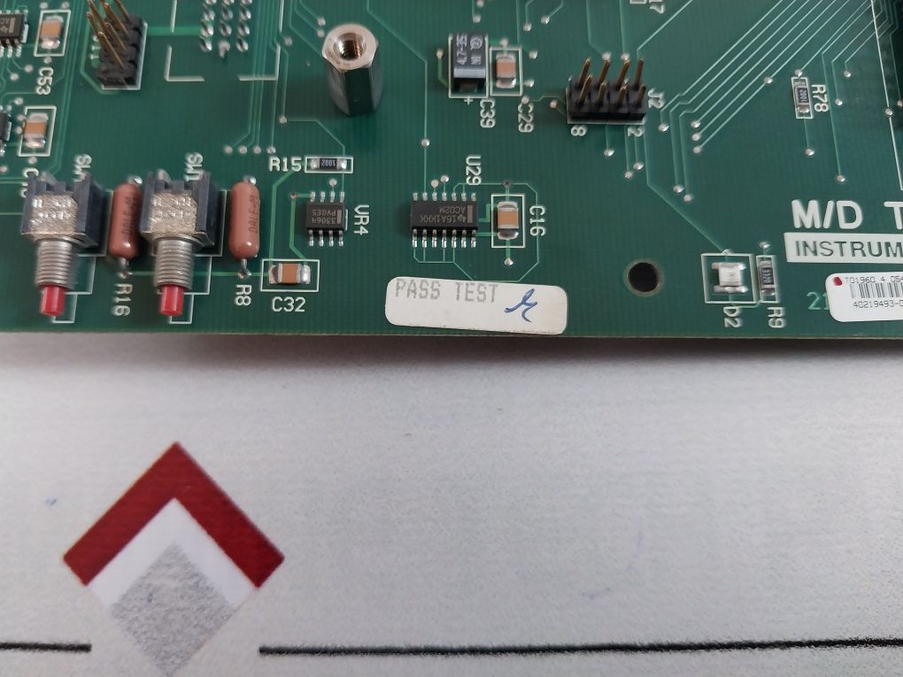 M/D Totco 40219493-002 Pcb Card Rev B