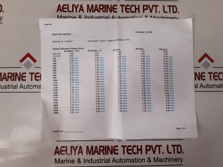 M/D Totco 40219493 Pc Board