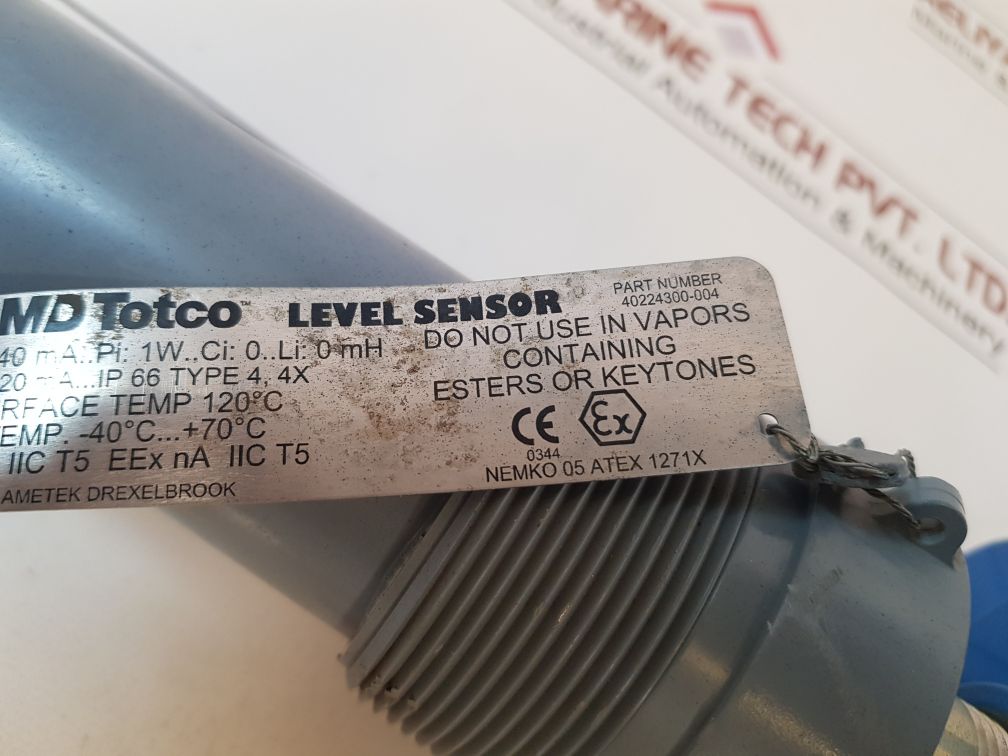 Nov Md Totco 30 Level Sensor 40224300-004