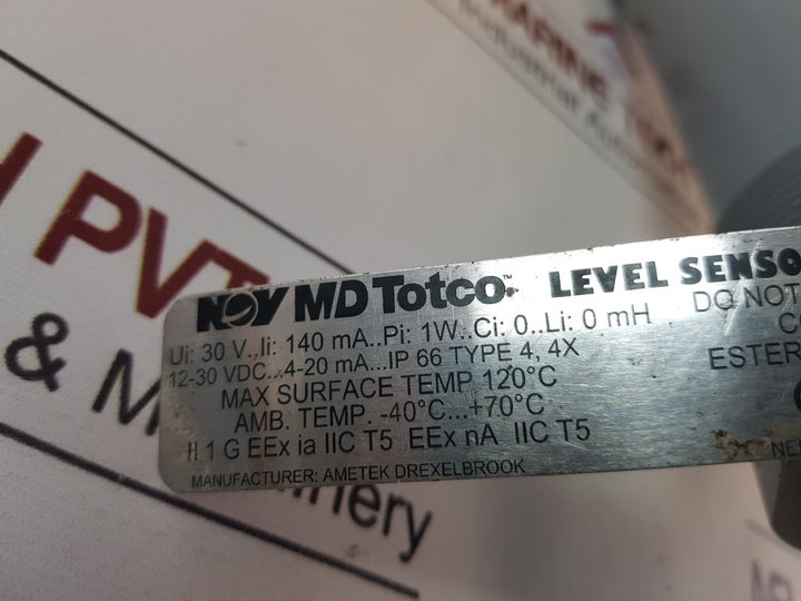 Nov Md Totco 30 Level Sensor 40224300-004 