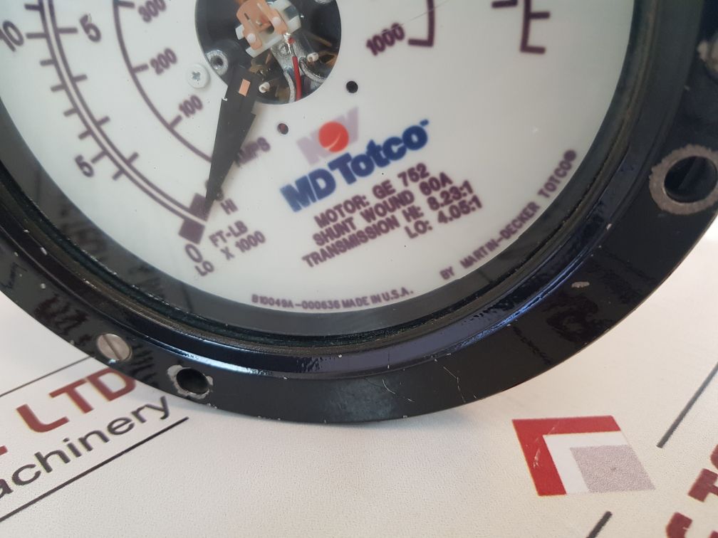 Md Totco B10049A-000636 Gauge