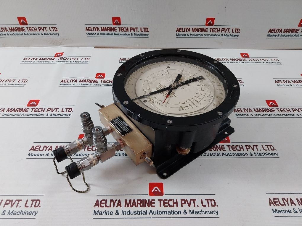 Md Totco B1291-1520 Pressure Gauge 37.5 Psi
