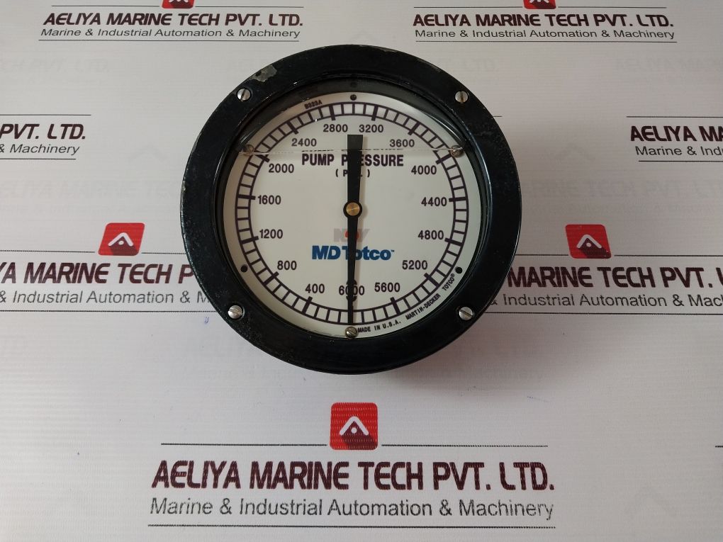 Md Totco Ga113-6 Nov-national Oilwell Varco Pressure Gauge