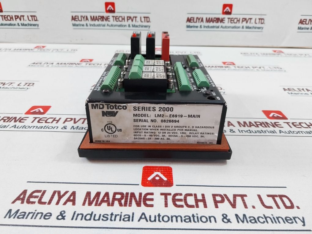 Md Totco Lm2-e6919-main Display 12 Or 24 Vdc 13W Series 2000