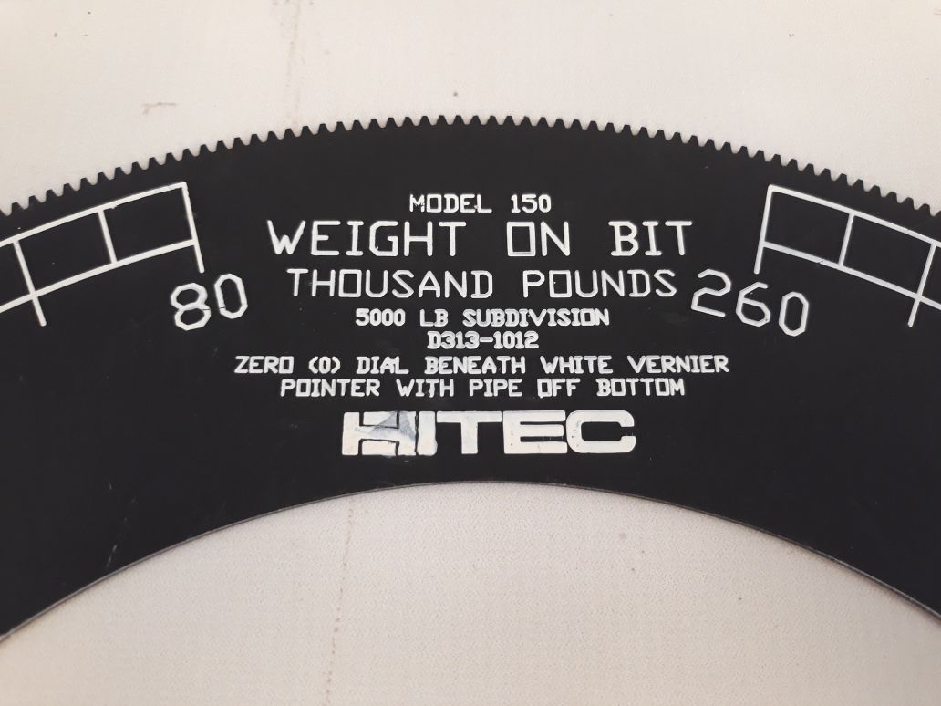 Md Totco Model 150 Weight Indicator
