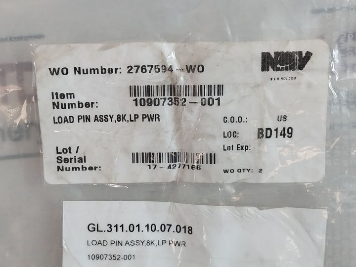 M/D Totco Nov Bendix Glenair Lpl-8K-e6184-01 Loop Powered Transducer