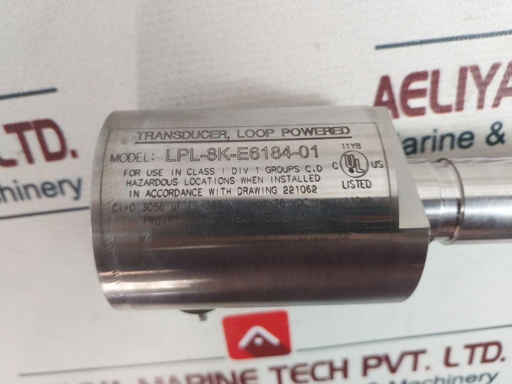 M/D Totco Nov Bendix Glenair Lpl-8K-e6184-01 Loop Powered Transducer