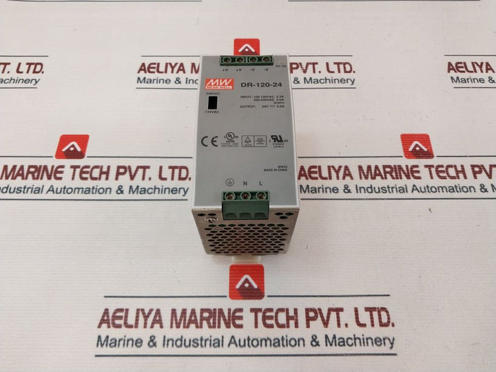 Mean Well Dr-120-24 Ac/Dc Din Rail Power Supply