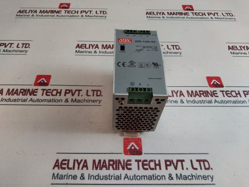 Mean Well Dr-120-24 Power Supply 50/60 Hz
