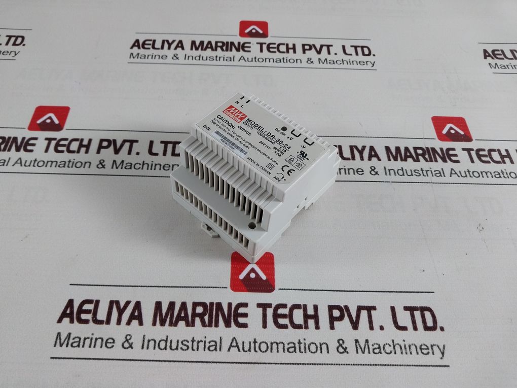 Mean Well Dr-30-24 Power Supply Input 100-240Vac 1.1A