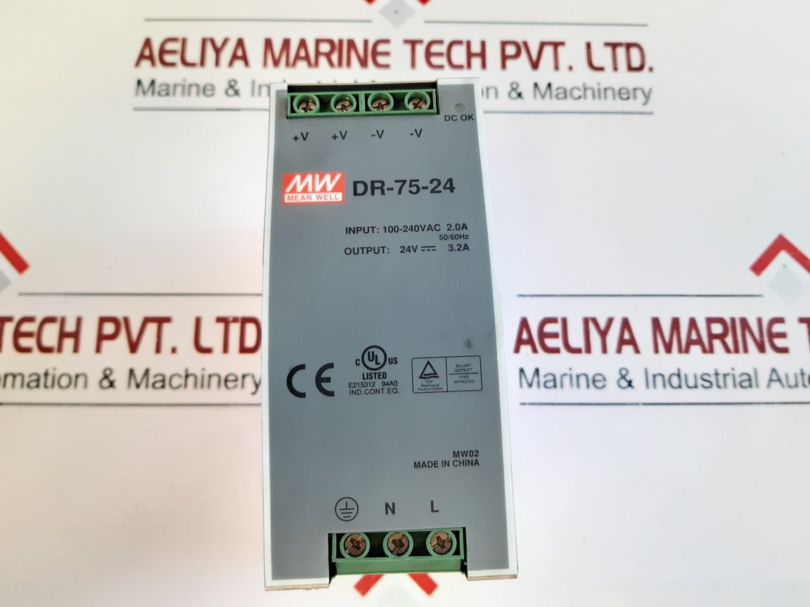 Mean Well Dr-75-24 Power Supply