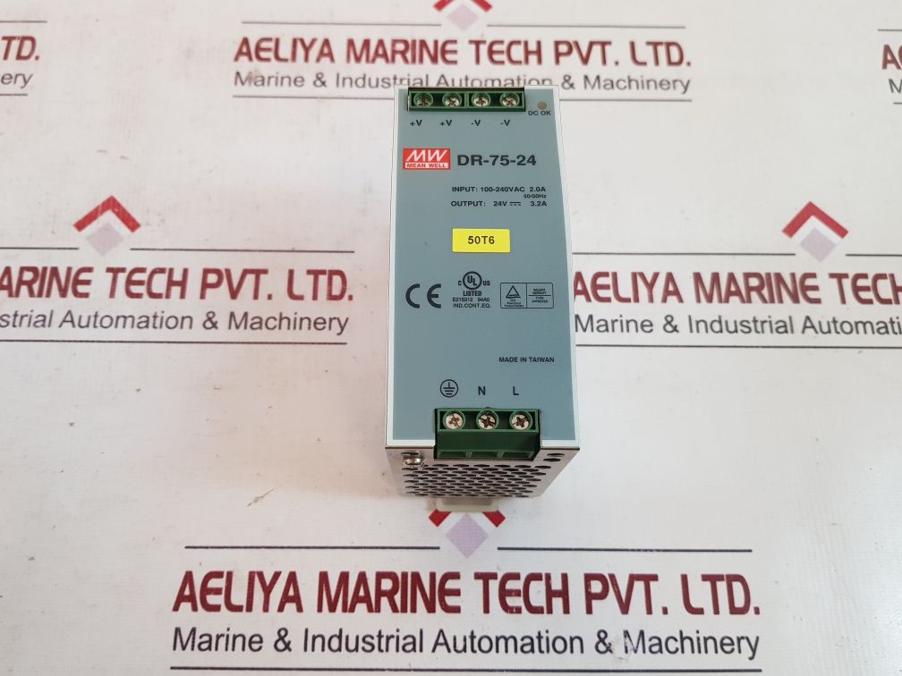 Mean Well Dr-75-24 Switching Power Supply E215312