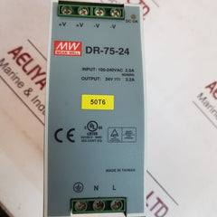 Mean Well Dr-75-24 Switching Power Supply E215312
