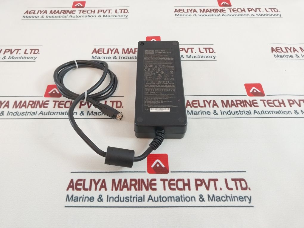 Mean Well Gst160A12-r7B Ac/Dc Switching Adaptor 100-240Vac, 50/60Hz, 2.0A