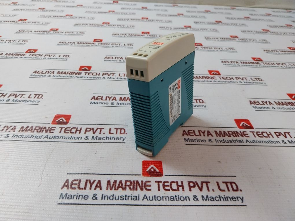 Mean Well Mdr-20-24 Ac To Dc Din-rail Power Supply 100-240Vac