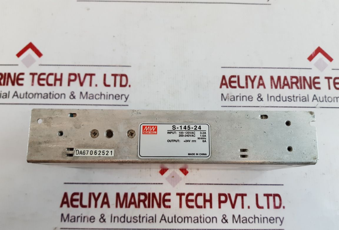 Mean Well S-145-24 Power Supply 50/60Hz