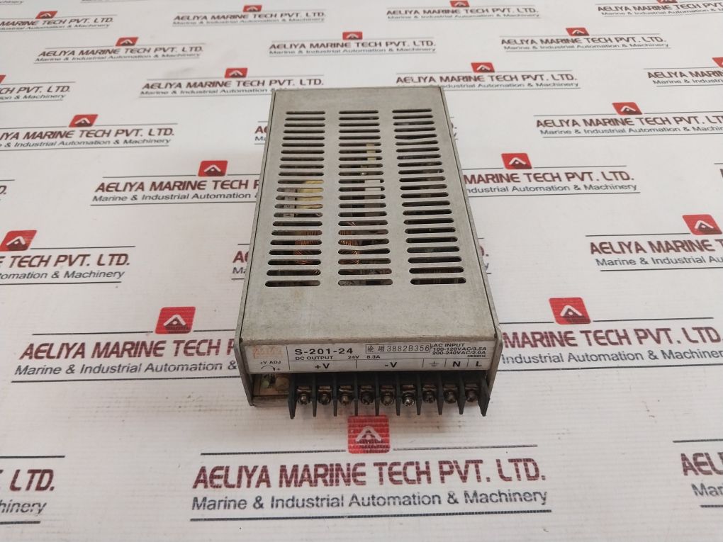 Mean Well S-201-24 Power Supply 200-240Vac 50/60Hz