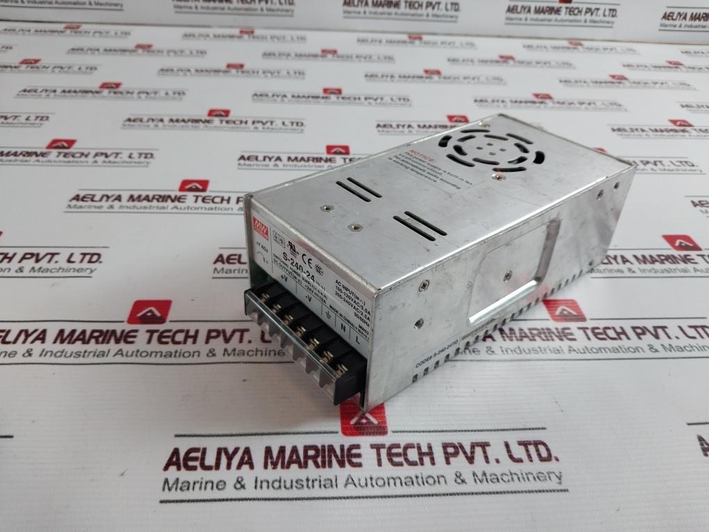 Mean Well S-240-24 Switching Power Supply 100-120Vac/5.0A