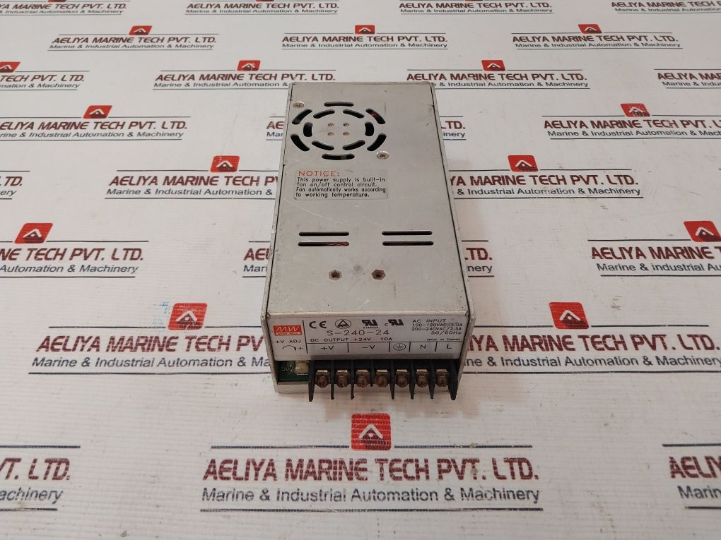 Mean Well S-240-24 Switching Power Supply 10A 24V