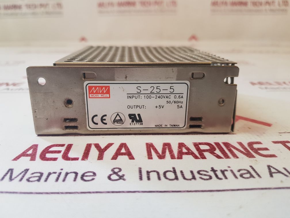 Mean Well S-25-5 Power Supply 100-240Vac 0.6A