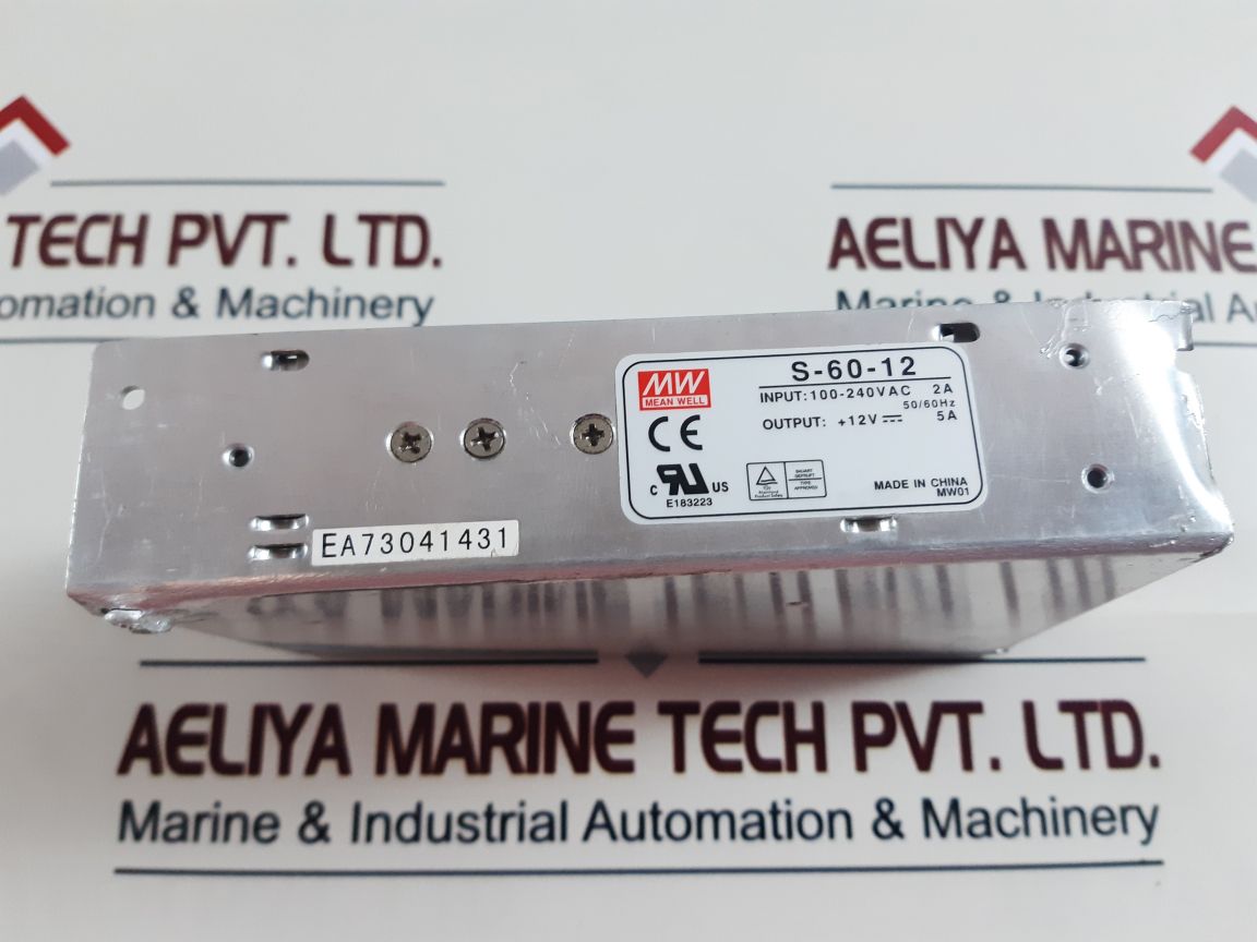 Mean well s-60-12 switching power supply