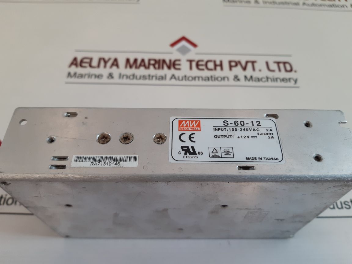 Mean Well S-60-12 Switching Power Supply