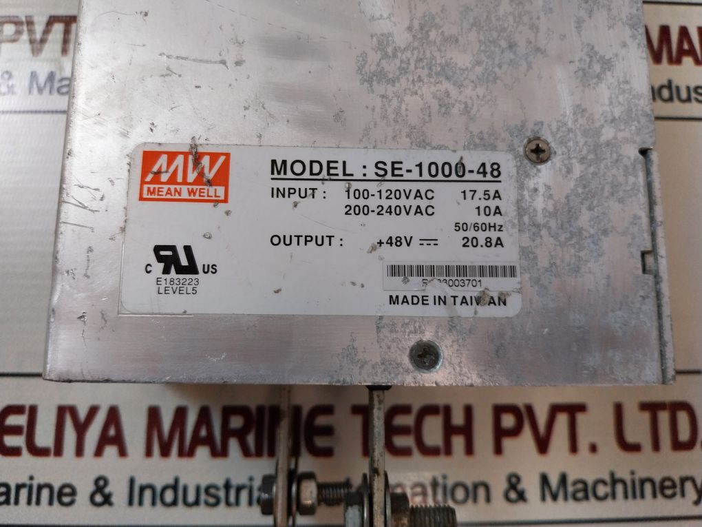 Mean Well Se-1000-48 Switching Power Supply 50/60Hz