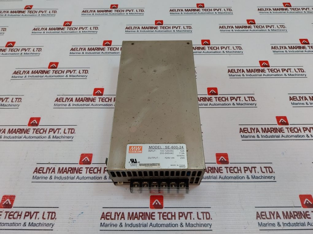 Mean Well Se-600-24 Switching Mode Power Supply 100-120Vac 12A 50/60Hz