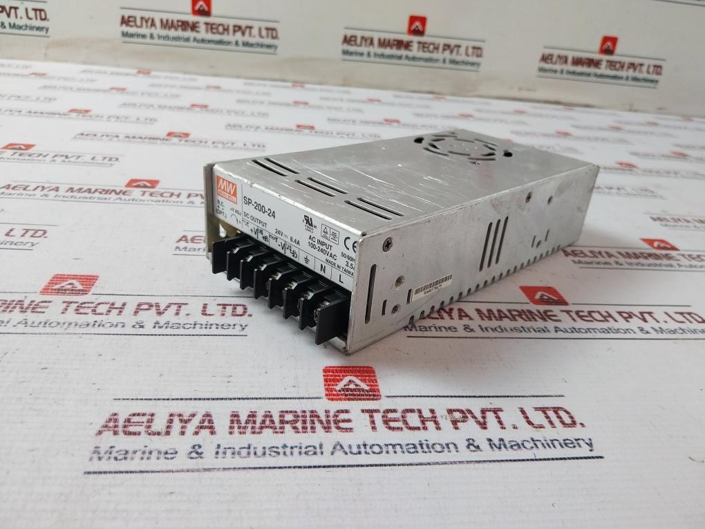 Mean Well Sp-200-24 Dc Power Supply 24V – 8.4 A 100 – 240Vac