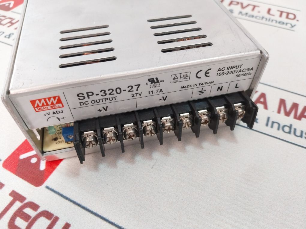 Mean Well Sp-320-27 Power Supply 100-240 Vac 5A