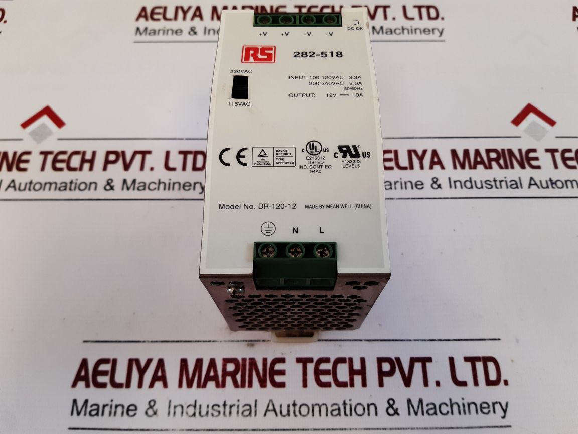 Meanwell Dr-120-12 Power Supply 282-518
