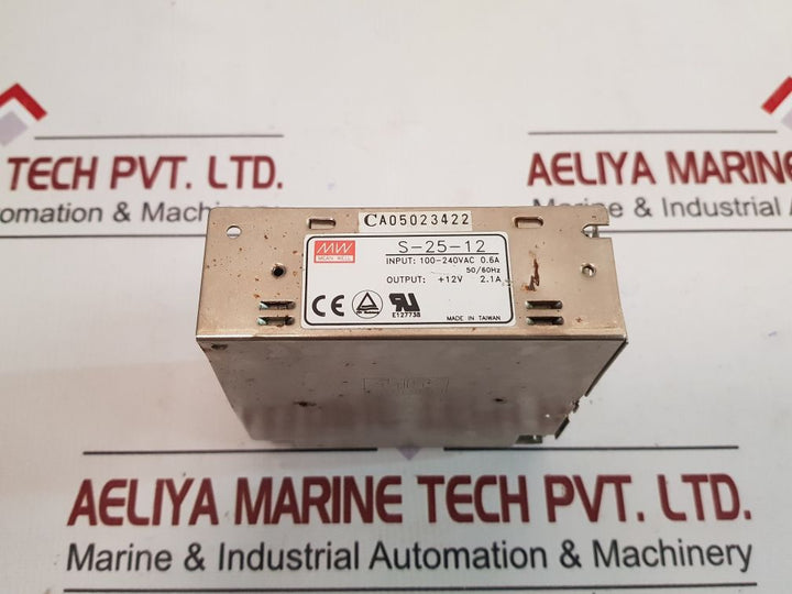 Meanwell S-25-12 Power Supply E127738