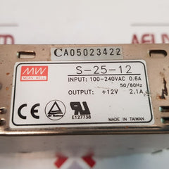 Meanwell S-25-12 Power Supply E127738
