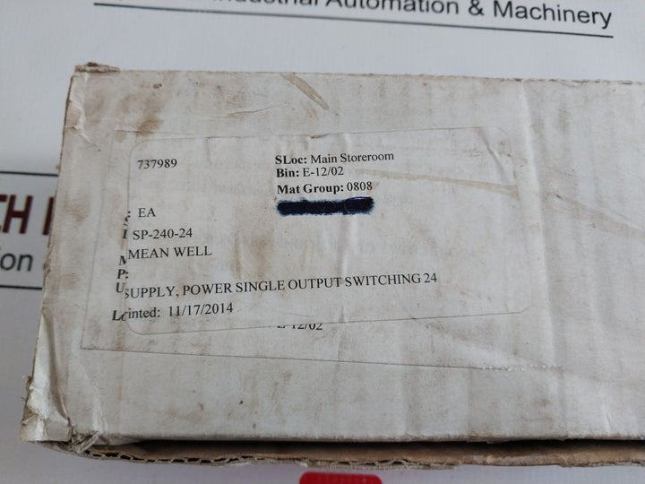 Meanwell Sp-240-24 Switching Power Supply