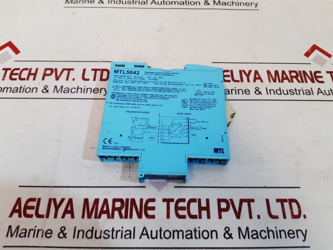 Measurement Mtl5042 Repeater Power Supply 4/20 Ma