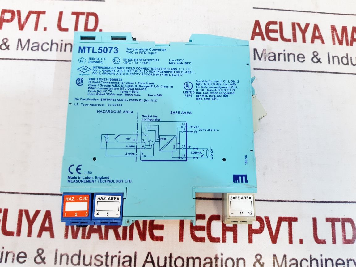 Measurement mtl5073 temperature converter