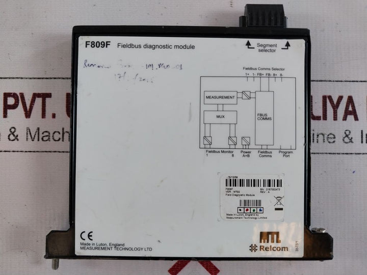 Measurement Technology F809F Fieldbus Diagnostic Module