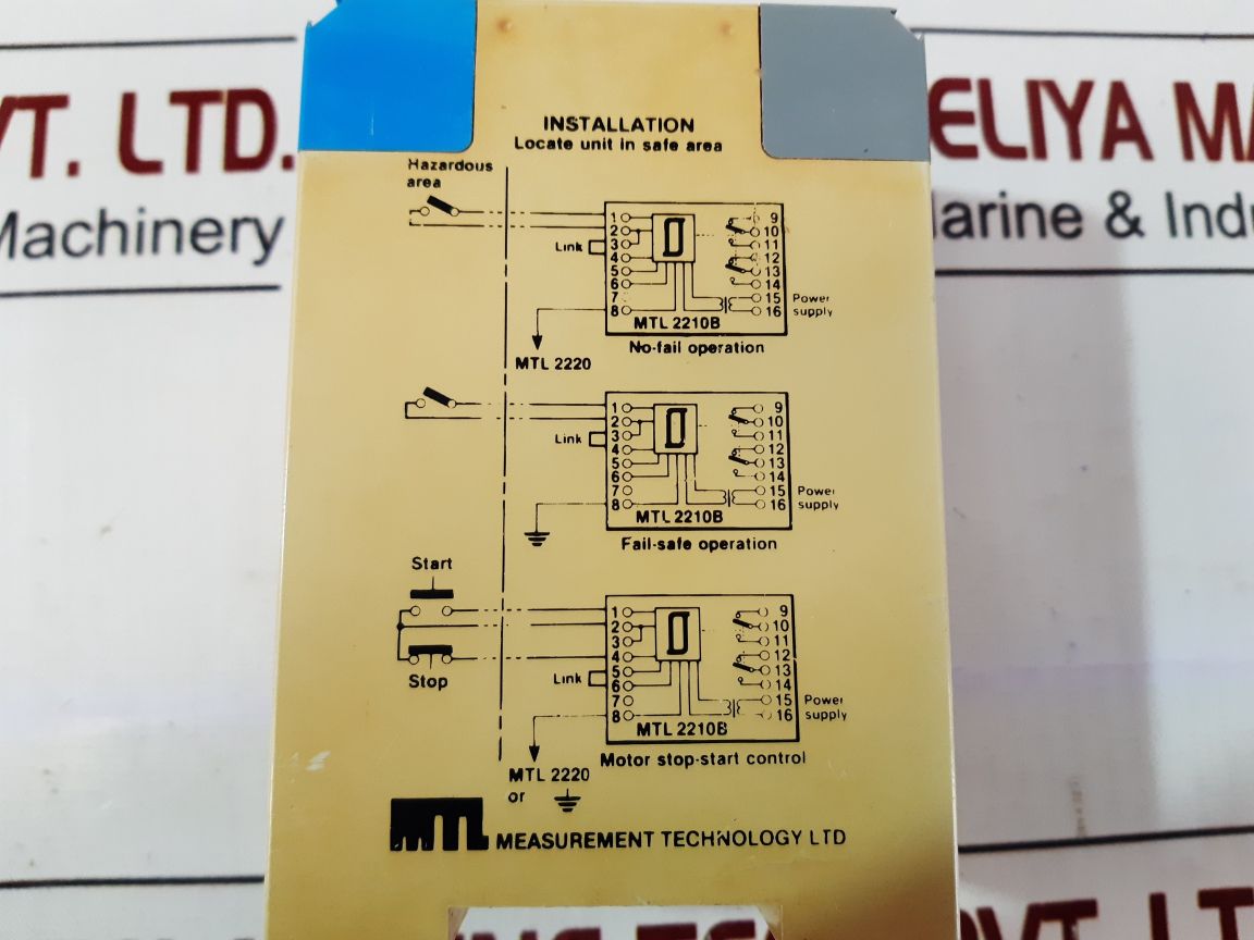 Measurement Mtl2210B 1-channel Switch Operated Relay