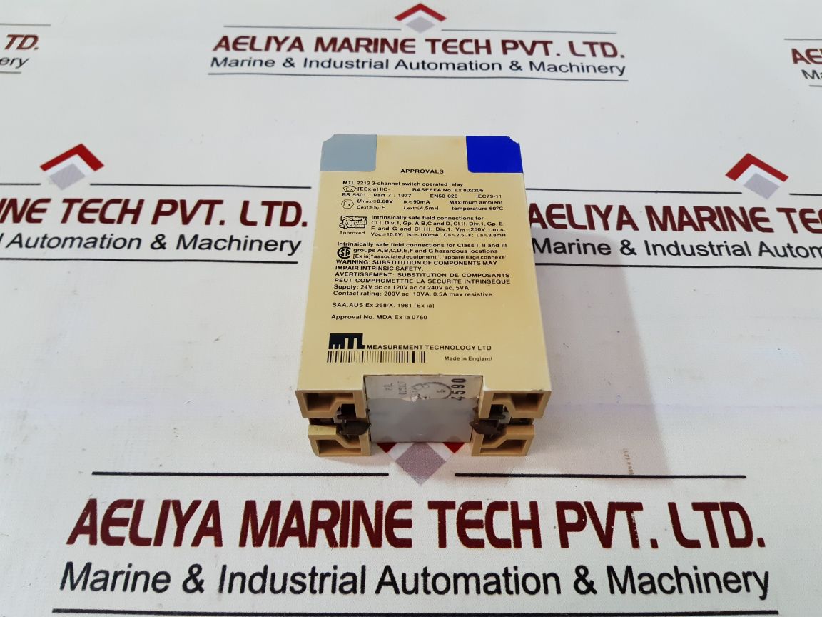 Measurement Mtl2212 3-channel Switch Operated Relay